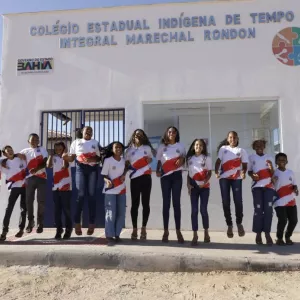 Governo entrega primeiro colégio de tempo integral  indígena com novo padrão da rede estadual