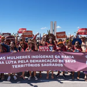 Mais de 450 indígenas representam a Bahia na  IV Marcha e I Conferência Nacional das Mulheres Indígenas, em Brasília