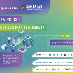 Geopública 2025 e SotM Brasil reúnem especialistas nacionais e internacionais em mapas abertos e inteligência artificial