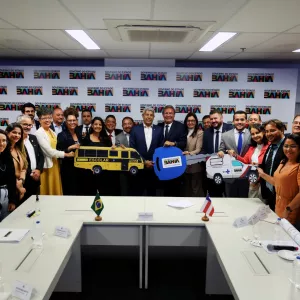 reunião com prefeito de Barra do Mendes