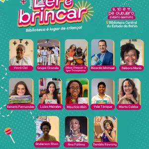 Governo da Bahia apresenta Festival “Ler e Brincar" na Biblioteca Central do Estado