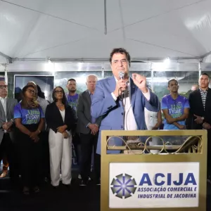 Reunião com setor produtivo marca presença do Governo da Bahia na FEBAN 2025 em Jacobina