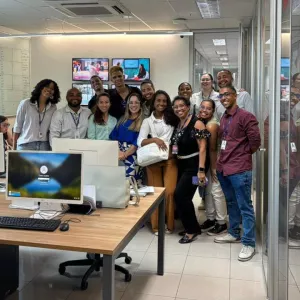 Programa Partiu Estágio conhecem a TV Alba