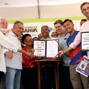 Novo PAC: Jequié recebe ordens de serviço para construção de campus da UFSB e Arena Brasil