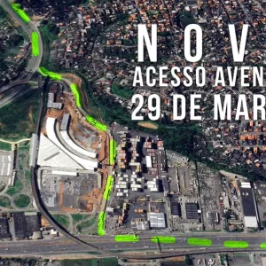 Novo acesso à Avenida 29 de Março é liberado a partir deste sábado (10)