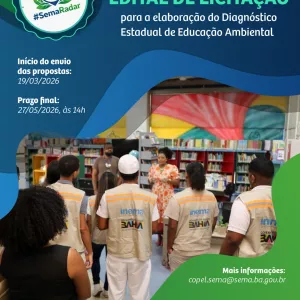 Sema lança edital para elaboração do diagnóstico de educação ambiental