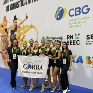 Destaques da ginástica rítmica da Bahia disputam o Campeonato Brasileiro com apoio do Governo do Estado