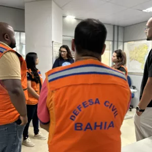 Defesa Civil Nacional visita Inema para ampliar sistema de alertas de desastres na Bahia