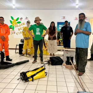 Oficinas durante Caravana Bahia Sem Fogo sensibilizam moradores em Andaraí