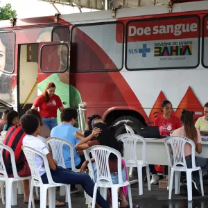 Hemoba amplia coleta de sangue com hemóvel e posto temporário em Salvador