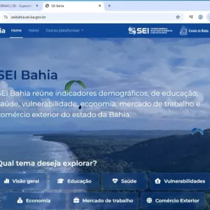 Nova plataforma SEI Bahia facilita acesso a indicadores socioeconômicos do estado
