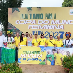 Bahia dá início à contagem regressiva para a Copa do Mundo FIFA de Futebol Feminino 2027