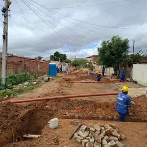 Implantação de esgotamento sanitário está em fase inicial em Caldas do Jorro