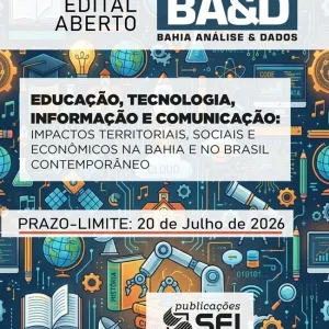 Revista BA&D recebe artigos sobre educação, tecnologia, informação e comunicação até 20 de julho
