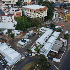 Obras metrô Lapa Campo Grande