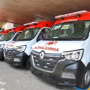 Dez novas ambulâncias para reforçar serviço do SAMU