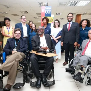 Comitiva do Ministério dos Direitos Humanos visita Central de Atendimento à Pessoa com Deficiência na Bahia