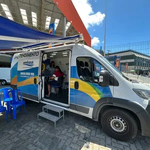 Atendimento móvel da Embasa
