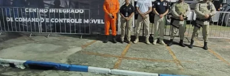 Centro Integrado Móvel da SSP chega até o Extremo Sul e inicia monitoramento do Cabrália Folia 2025