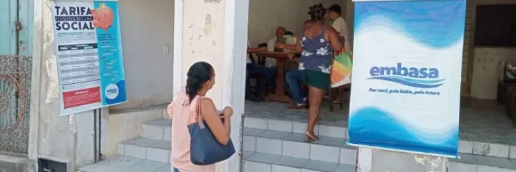 Atendimento itinerante da Embasa no Centro Histórico de Salvador vai até sexta-feira (7)