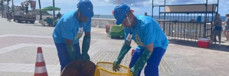 Bloco da Embasa entra na avenida para inspeções e instalações provisórias nos circuitos do Carnaval