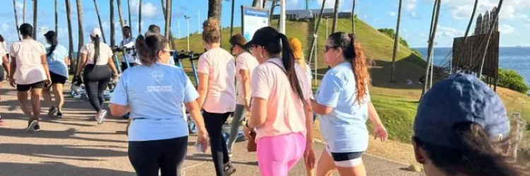 Caminhada da Adab promove saúde, bem-estar e integração