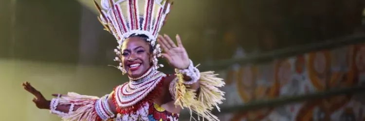 Com apoio do Governo do Estado, Ilê Aiyê escolhe 44ª rainha em noite de celebração da beleza da mulher negra - Foto: Amanda Ercília/GOVBA