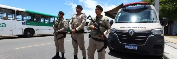 Forças policiais garantem funcionamento do transporte público e de estabelecimentos em Sussuarana