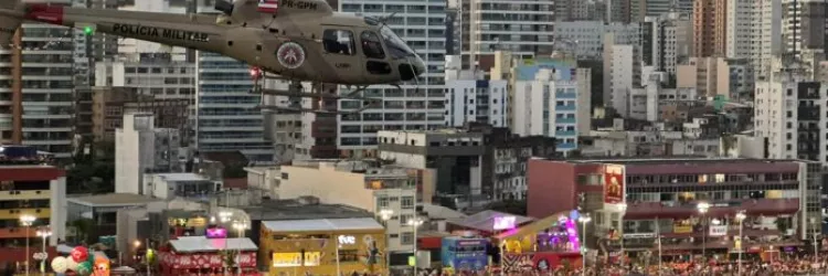 Graer amplia a segurança dos foliões através do monitoramento aéreo