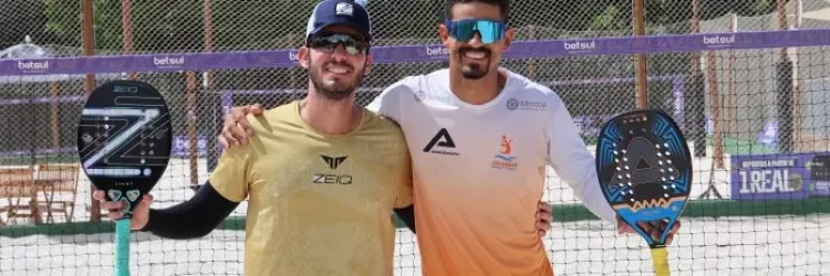 Primeiros colocados do ranking baiano de beach tennis disputam competição internacional nesta semana com apoio da Sudesb