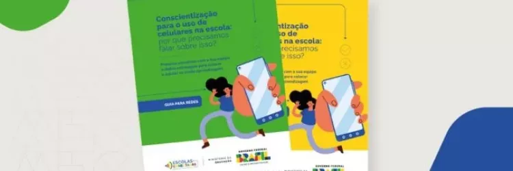 MEC lança guias para orientar o uso de celulares na escola