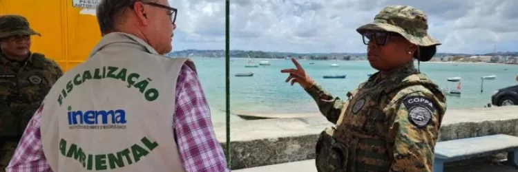 Inema investiga descarte irregular de arraias na Marina do Bonfim