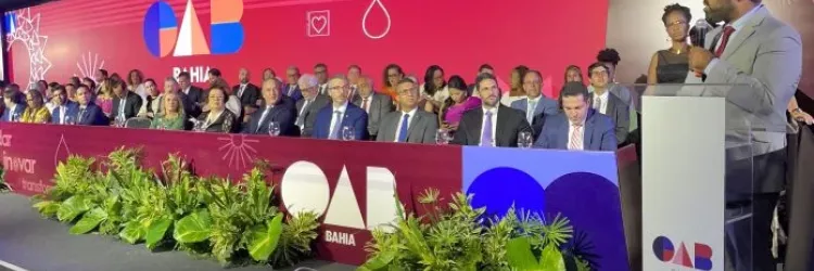 Secretário de Justiça, Felipe Freitas, defende maior participação da Bahia no cenário jurídico nacional durante posse da OAB-BA