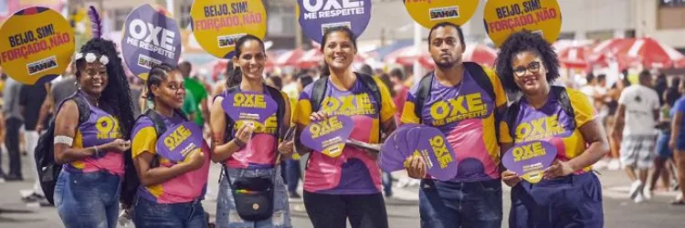 Campanhas focam na prevenção e no enfrentamos da violência contra as mulheres no Carnaval