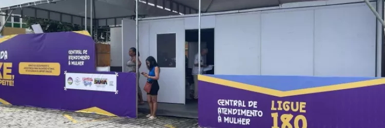 Tendas Oxe, me respeite de acolhimento a mulheres em situação de violências são instaladas nos circuitos