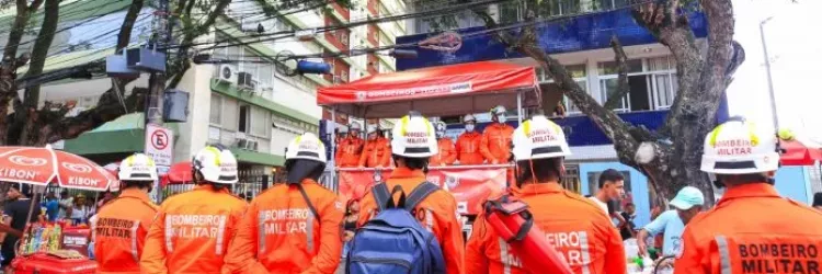 Corpo de Bombeiros mantém pontos de comando nos circuitos do Carnaval de Salvador