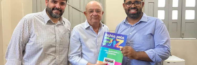 Prefeito de Feira de Santana se reúne com Governo do Estado para tratar do Programa Bahia pela Paz