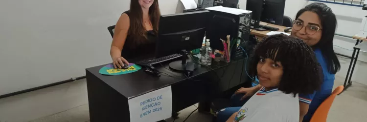 Rede estadual intensifica mobilização de estudantes para solicitação de isenção da inscrição do Enem 2025