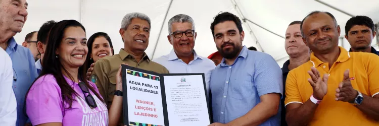 Governo do Estado entrega obras que promovem melhorias em abastecimento e segurança pública para o município de Wagner