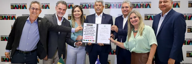 Durante reunião com prefeito, governador autoriza construção de ponte e faz entregas para a saúde em Palmas de Monte Alto