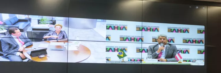 Jerônimo Rodrigues se reúne com Dilma Rousseff para atrair investimentos do Banco do Brics para a Bahia
