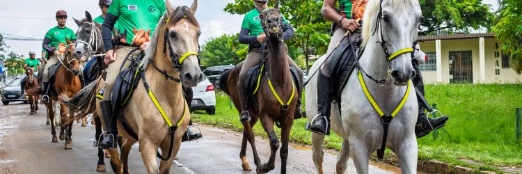 Cavalgada encerra festejos da semana de aniversário do Esquadrão de Polícia Montada da PMBA