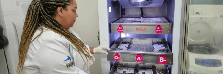 Hospital  Roberto Santos está com estoque de sangue em nível crítico