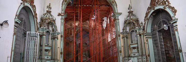 IPAC vistoria obras de Igreja tombada, em Valença