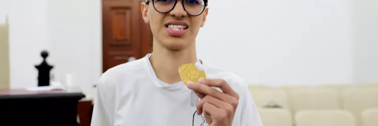 Jean Carlos de Farias Nascimento - Medalha de ouro na Olimpíada Brasileira de Matemática.