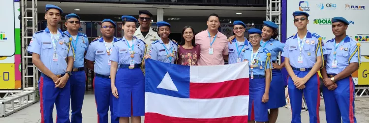 Estudantes do Colégio da Polícia Militar de Lobato representarão a Bahia na RoboCup 2025