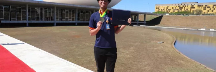 Estudante João Pedro Ferreira Santos