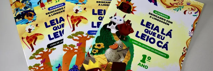 Bahia Alfabetizada: SEC entrega mais de 350 mil livros a municípios baianos para auxiliar alfabetização de crianças na idade adequada