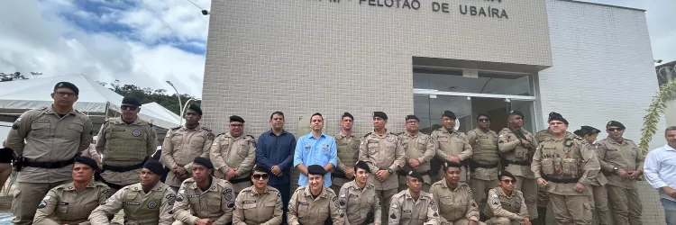 Após investimento de R$ 1,1 milhão, SSP entrega novo pelotão da PM em Ubaíra