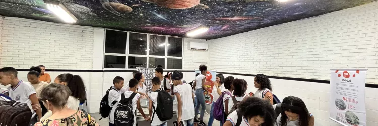 MGB leva Exposição Itinerante a Colégio Estadual no bairro de São João do Cabrito